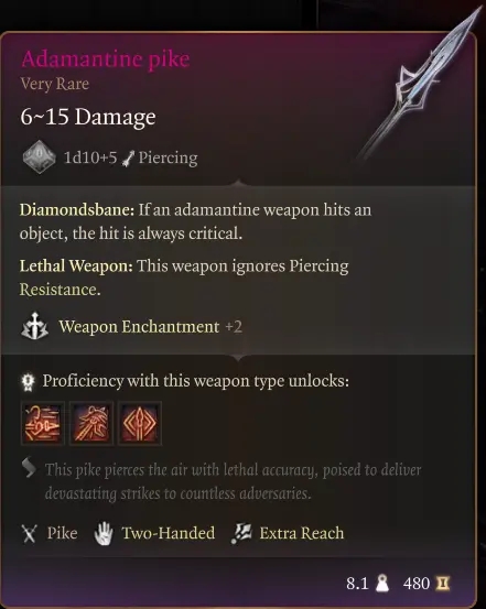 《博德之門3》金剛武器與盔甲MOD