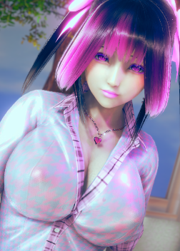 《AI少女》性感可愛的黑發(fā)惡魔系美少女MOD