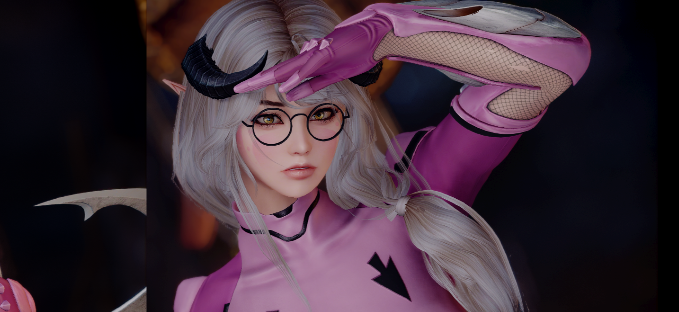 《上古卷軸5：天際重制版》對(duì)魔忍性感緊身衣忍者套裝MOD