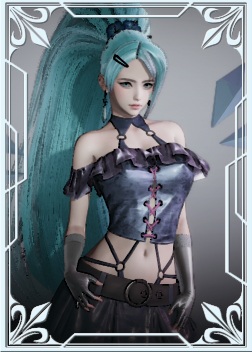 《AI少女》超大號馬尾苗條美少女MOD