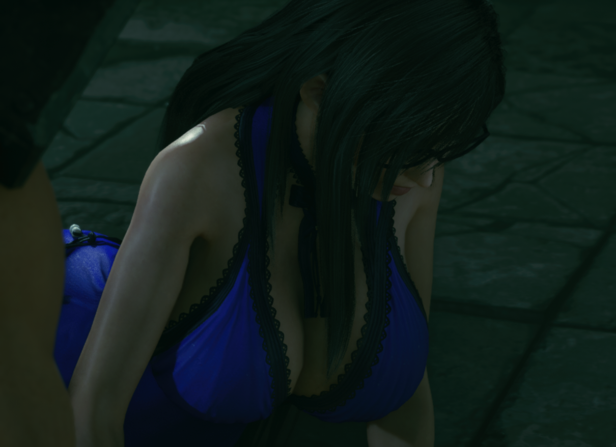《最終幻想7：重制版》蒂法性感身材物理搖晃MOD