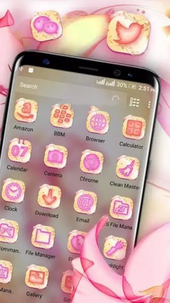 Lily Pink Theme Launcher