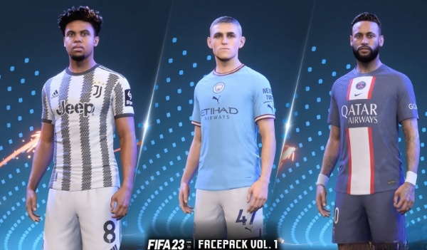 《FIFA 23》6人臉型包