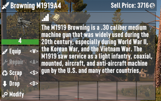 勃朗寧M1919A4重機槍