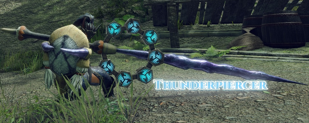 《怪物獵人：崛起》雷神龍長槍替換暗黑破壞神槍MOD