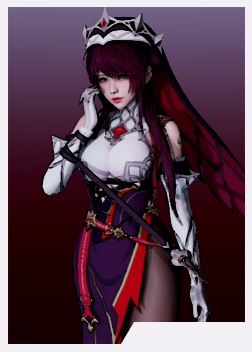 《AI少女》紅色短發(fā)黑色修女服羅莎莉亞MOD