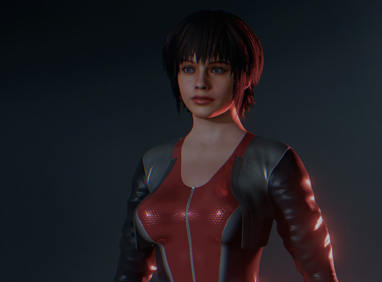《生化危機2：重制版》克萊爾cos草薙素子紅黑色上衣MOD[僅支持舊版本]
