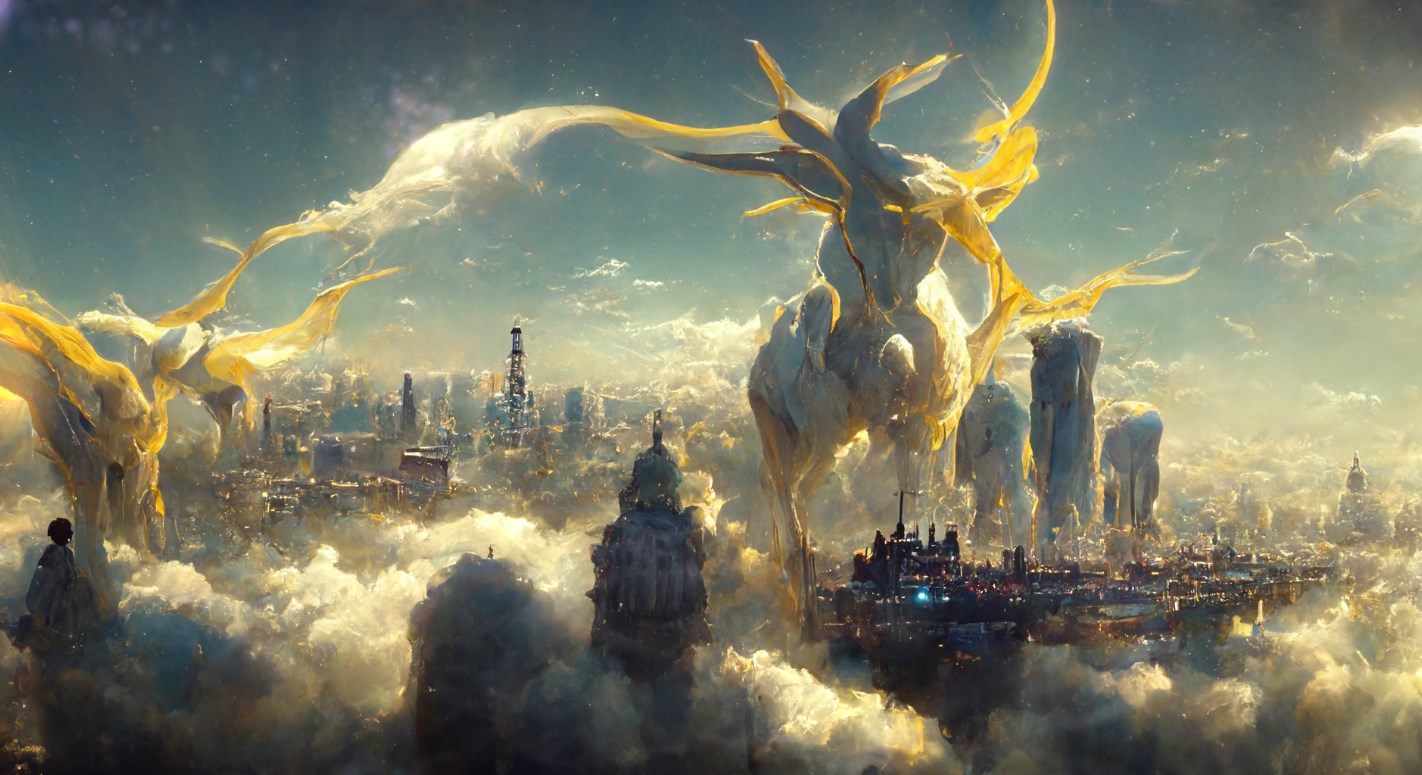《Wallpaper Engine》奇幻風巨物阿爾宙斯繪圖動態壁紙