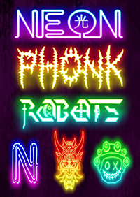 霓虹燈機器人