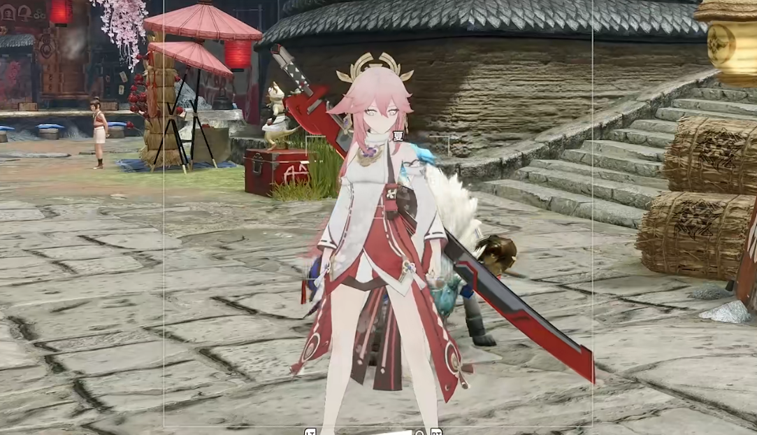 《怪物獵人崛起：曙光》八重神子替換工會十字套MOD