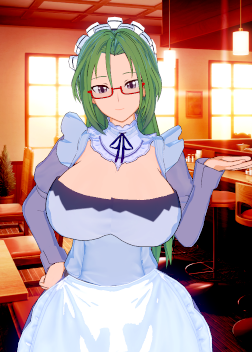 《戀活Sunshine》綠發(fā)眼鏡娘知性御姐MOD