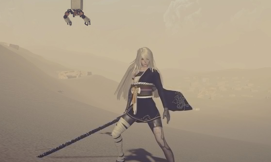 《尼爾：機械紀元》A2小姐姐極道和服MOD