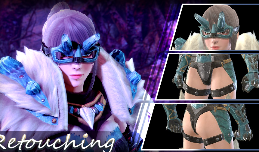 《怪物獵人：崛起》MadyHeim的雪鬼獸套裝MOD