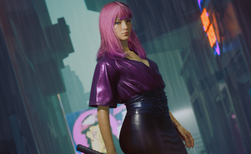 《賽博朋克2077》和風(fēng)御姐面部預(yù)設(shè)MOD