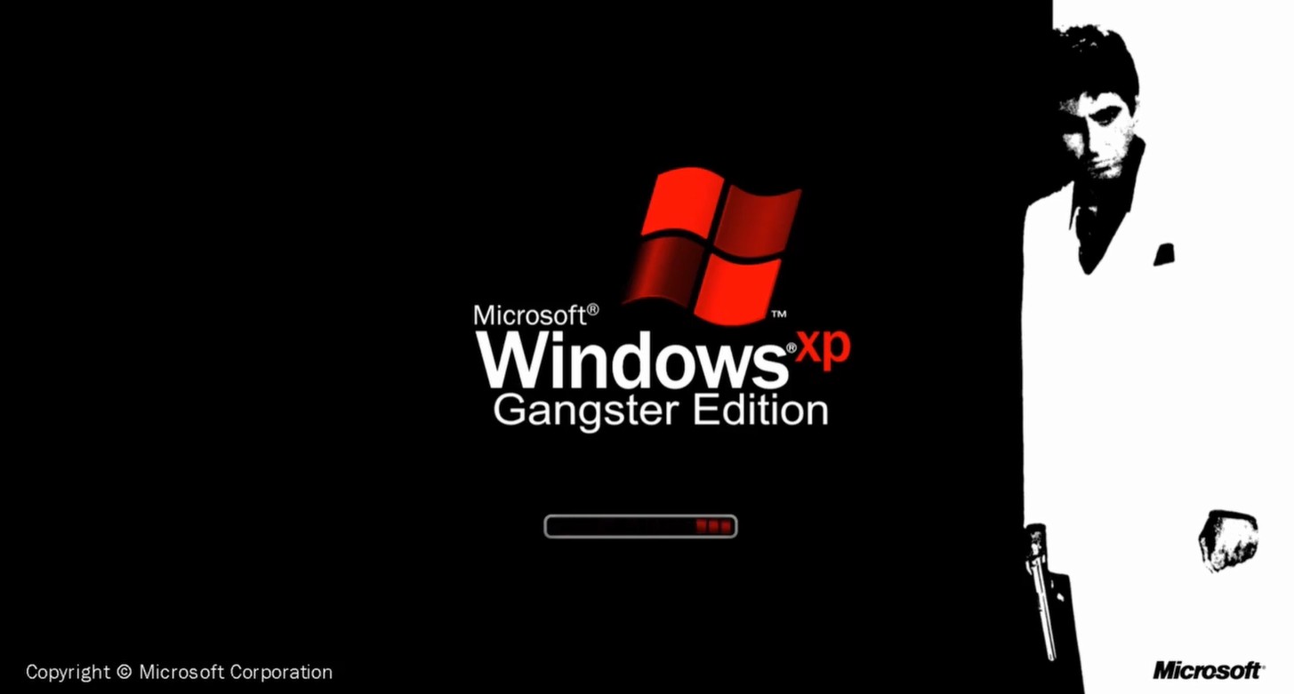 《Wallpaper Engine》WindowsXP黑幫版動態壁紙