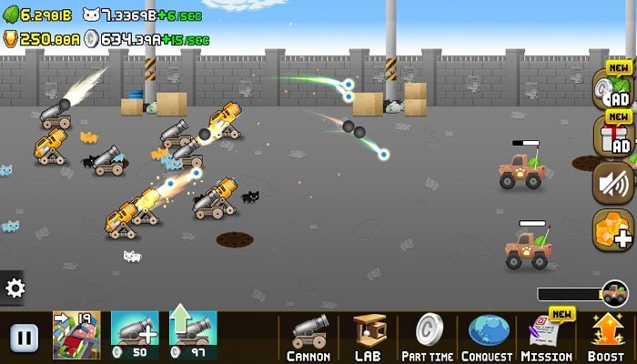 Idle Cat Cannon