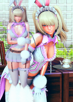 《AI少女》金色雙馬尾清涼短裙美少女MOD