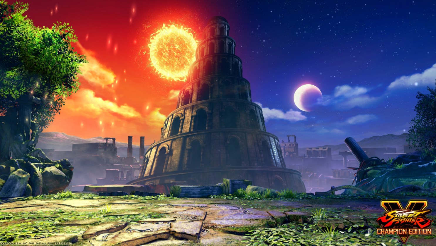 《Wallpaper Engine》街霸5日逐月對戰(zhàn)場地動態(tài)壁紙