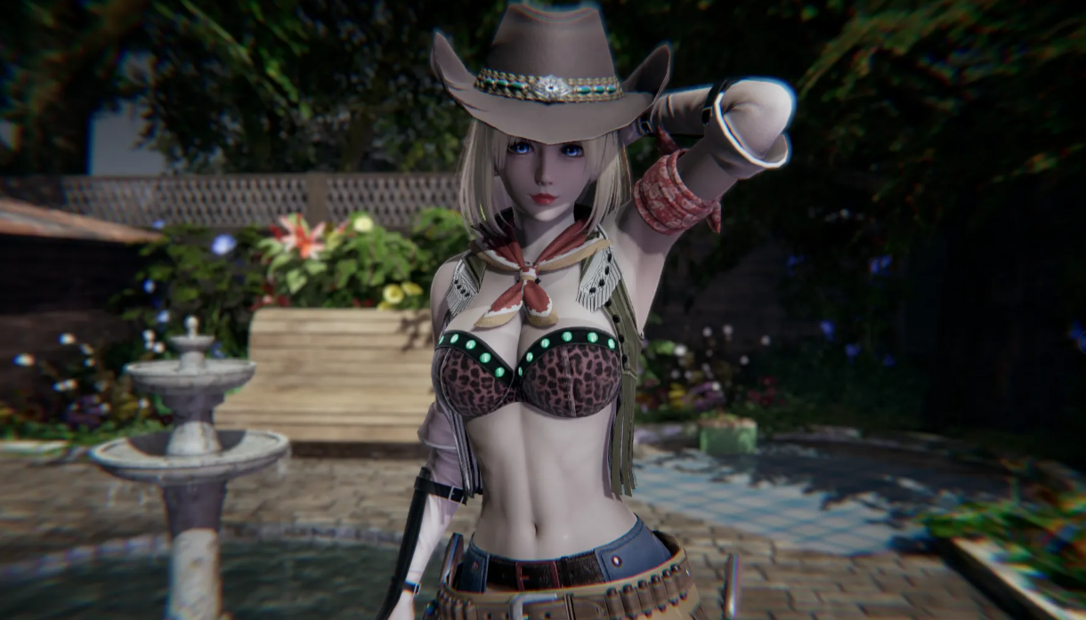 《AI少女》性感火辣西部牛仔凡妮莎MOD