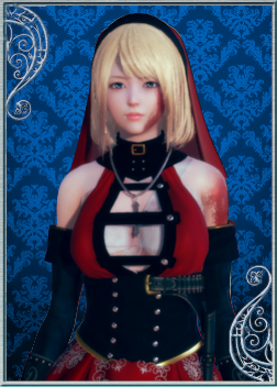 《AI少女》金色短發敞開式修女裝小姐姐MOD