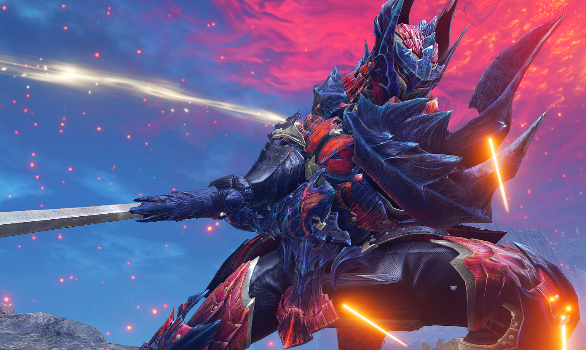 《艾爾登法環(huán)》怪物獵人斬龍阿爾法套裝替換皇家騎士套MOD