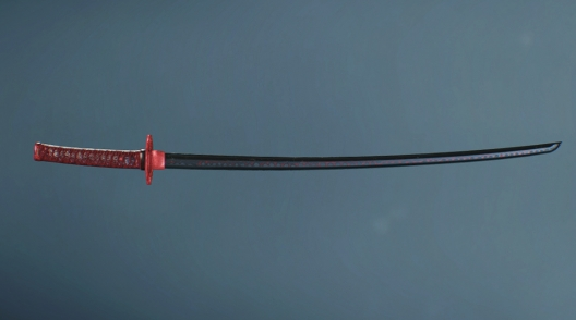 《生化危機2：重制版》紅柄黑刃炫酷武士刀替換匕首MOD