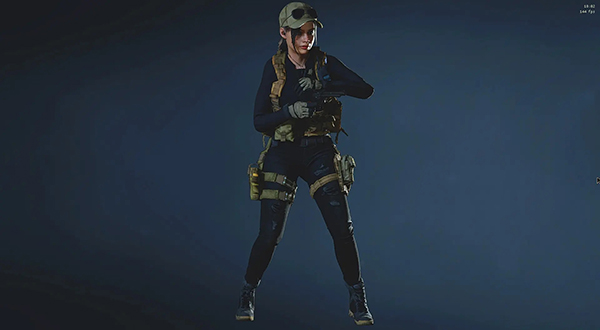 《生化危機2：重制版》克萊爾使命召喚多米諾服飾MOD