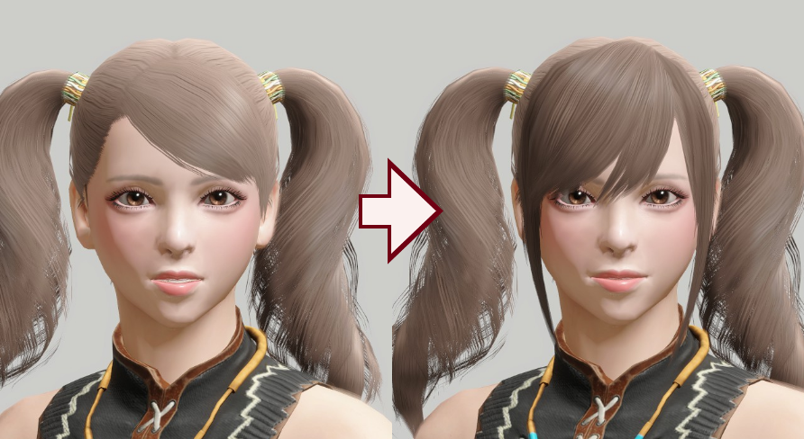 《怪物獵人崛起：曙光》卷發(fā)雙馬尾MOD