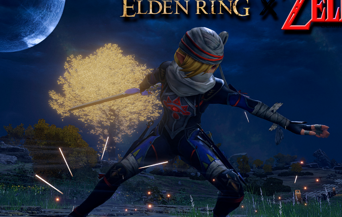 《艾爾登法環》塞爾達希克替換布萊澤套MOD