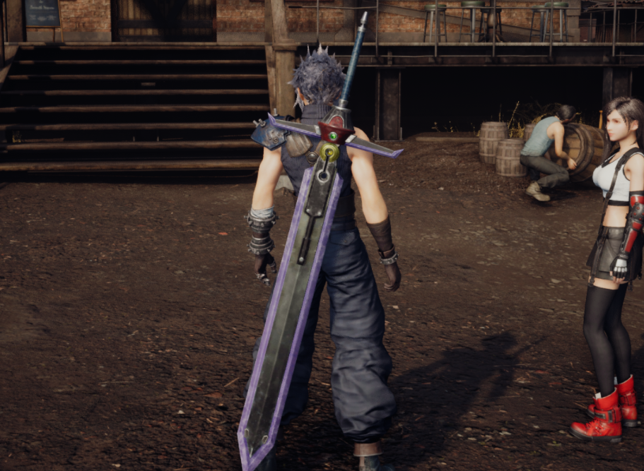 《最終幻想7：重制版》克勞德秘銀巨劍MOD