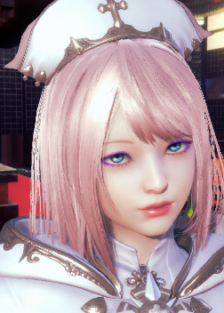《AI少女》粉色短發藍色瞳孔美艷女祭司MOD