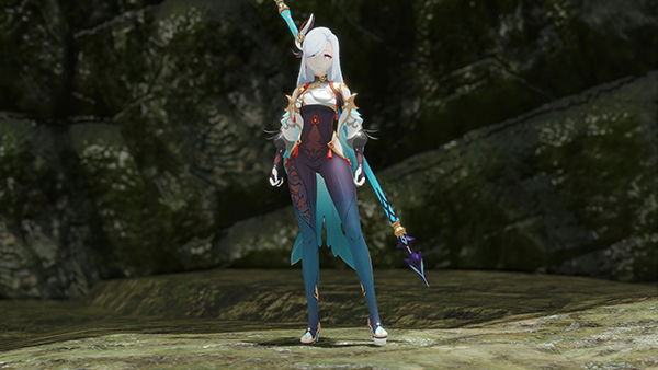 《怪物獵人：崛起》原神申鶴和武器外觀MOD
