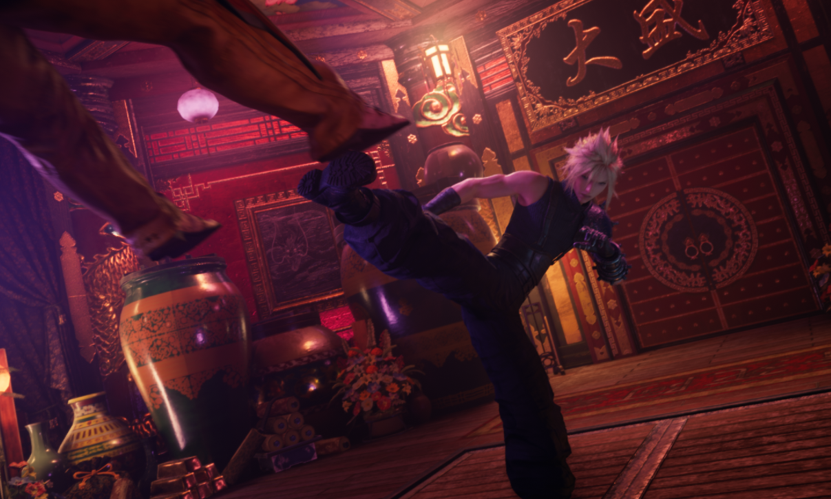 《最終幻想7：重制版》赤手空拳克勞德MOD[支持其他服裝mod]