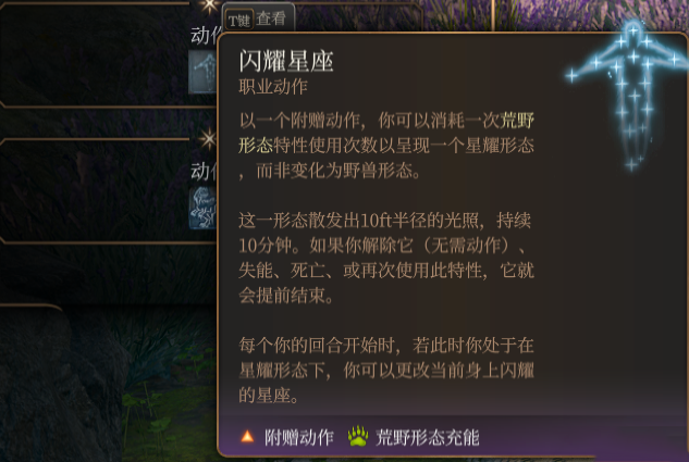 《博德之門3》德魯伊子職：星辰結社MOD