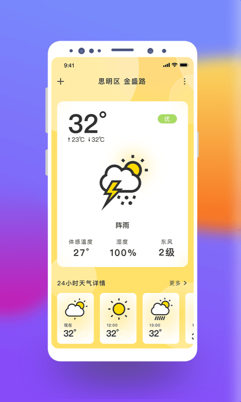 極簡(jiǎn)桌面天氣
