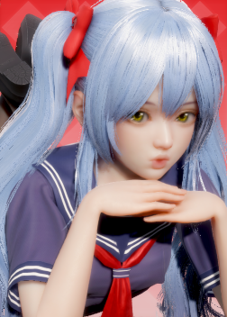 《ROOM Girl》二次元風(fēng)藍(lán)發(fā)雙馬尾美少女MOD