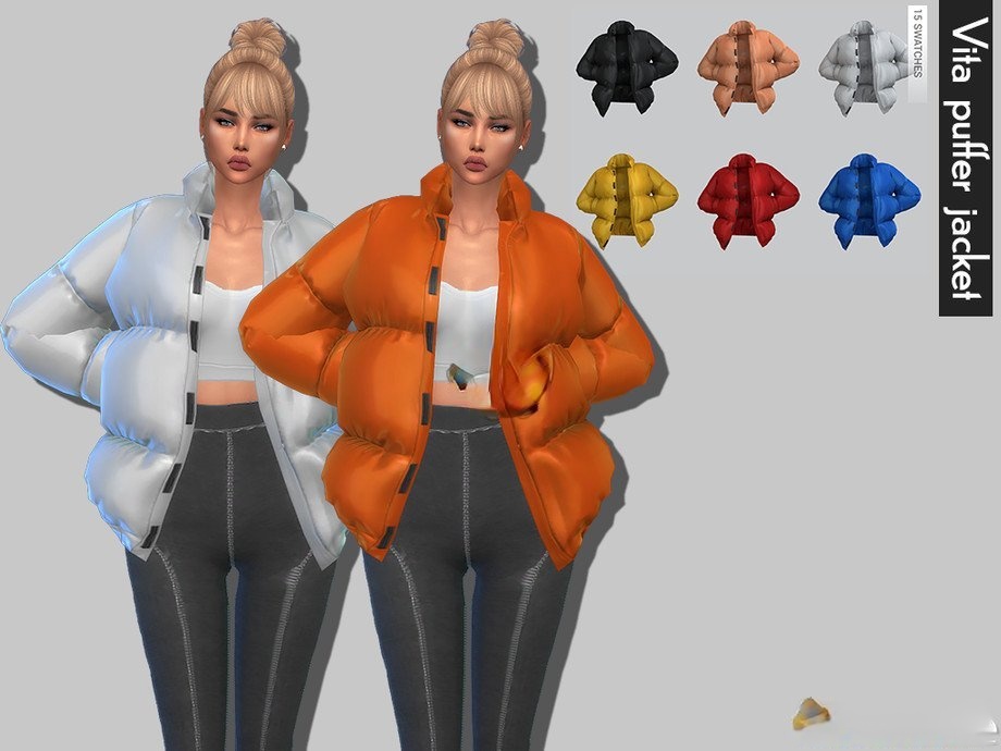 《模擬人生4》超大號羽絨服MOD