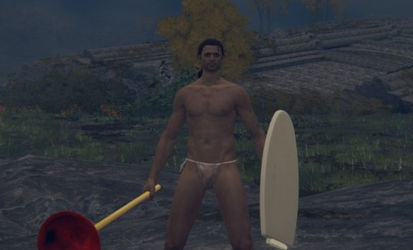 《艾爾登法環》馬桶蓋與馬桶搋武器MOD