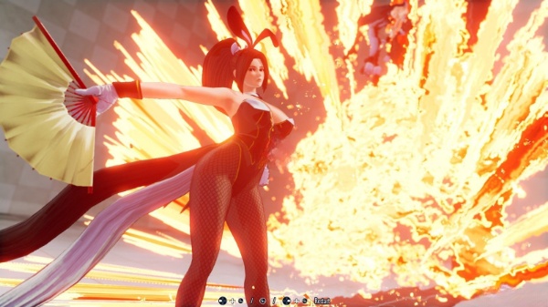 《拳皇15》不知火舞黑絲兔女郎MOD
