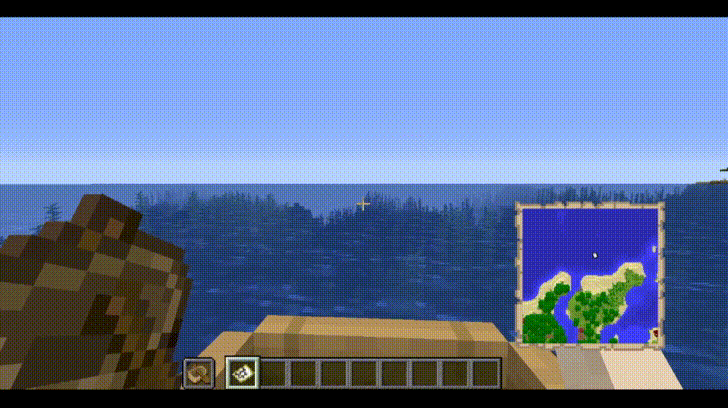 《我的世界》1.17.1劃船看地圖MOD