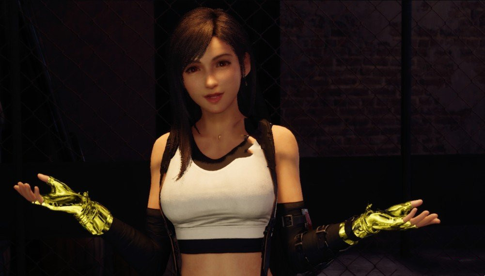 《最終幻想7：重制版》蒂法手套魔石顏色特效MOD