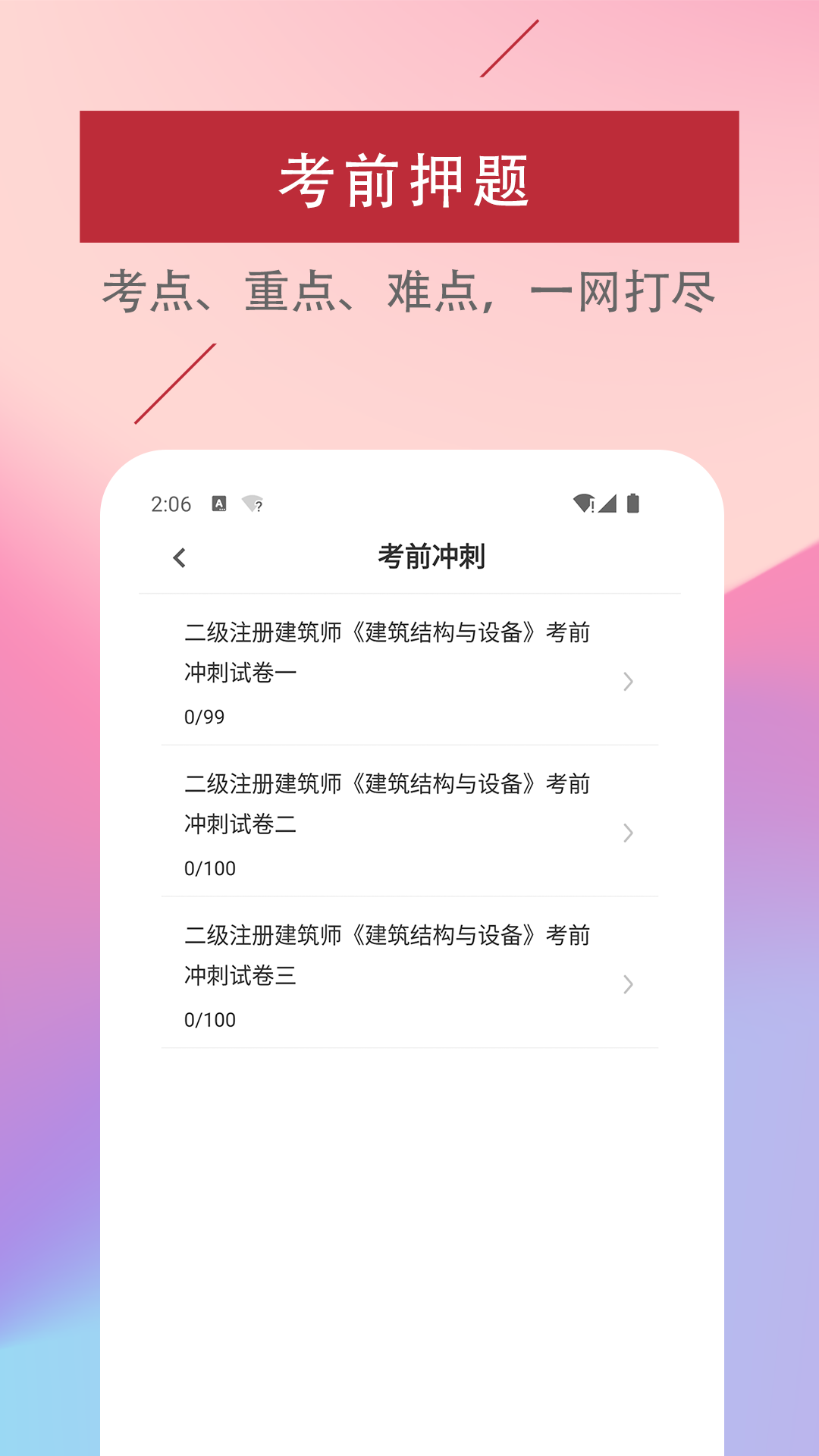 二級(jí)注冊(cè)建筑師易題庫(kù)