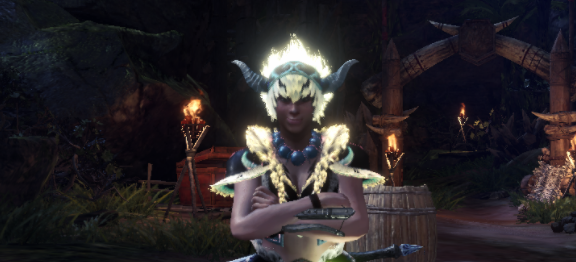 《怪物獵人世界：冰原》激昂金獅子鎧甲重新著色MOD