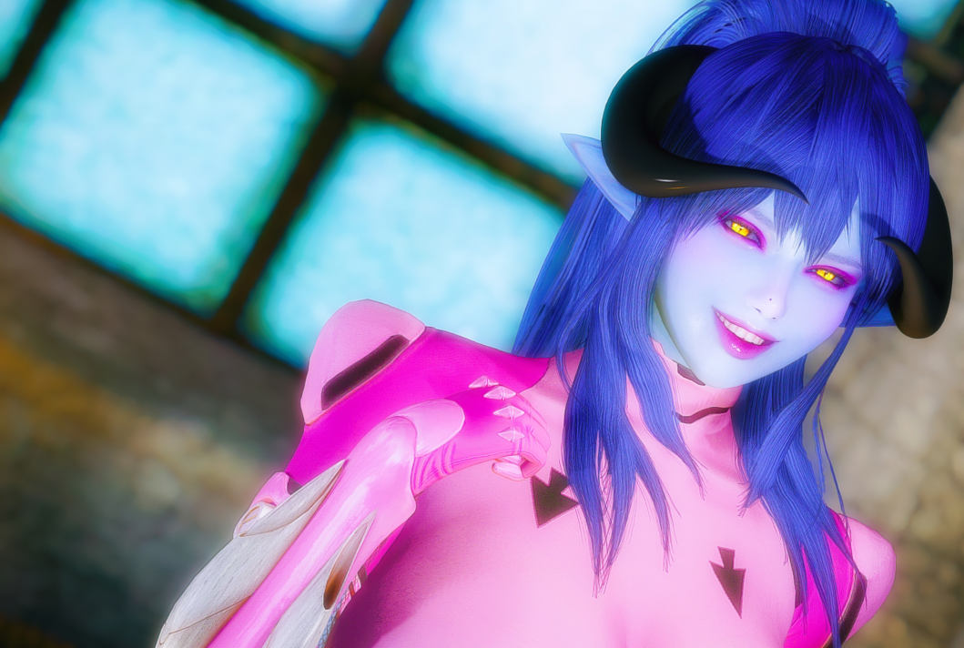 《上古卷軸5：天際重制版》對(duì)魔忍性感緊身衣忍者套裝MOD