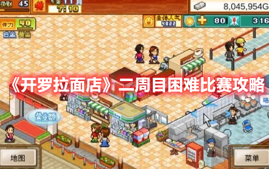 《開羅拉面店》二周目困難比賽攻略
