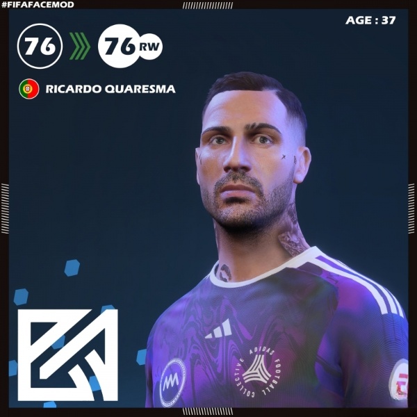 《FIFA 23》夸雷斯馬臉型補丁