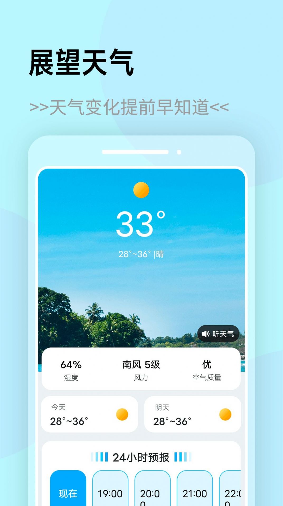 展望天氣