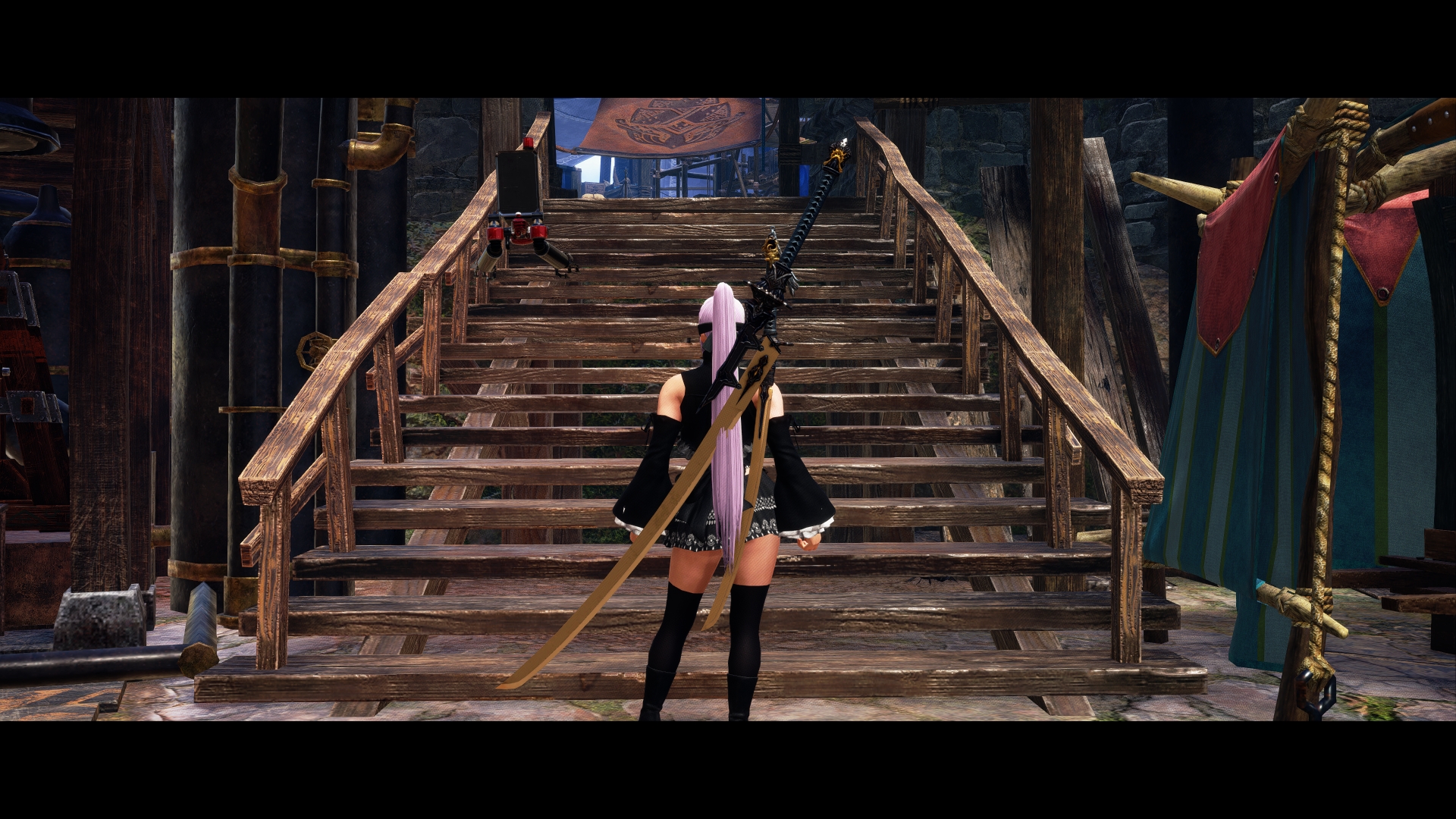 《怪物獵人：崛起》尼爾黑之誓約盾斧MOD