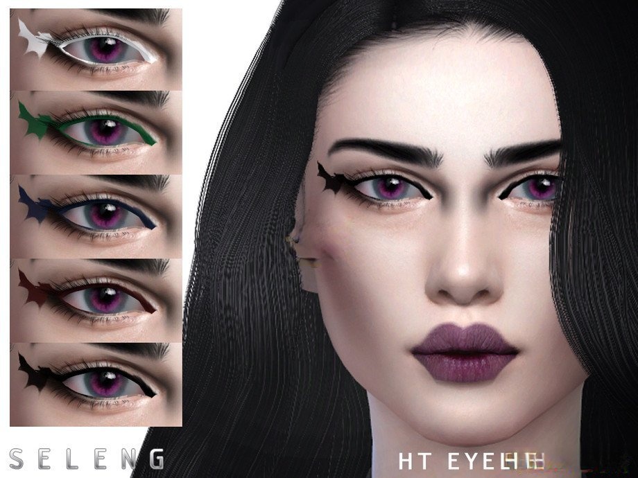 《模擬人生4》龍翅膀眼線MOD