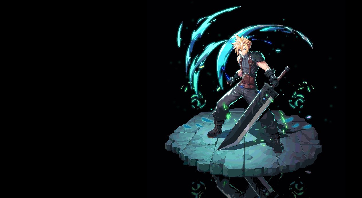《Wallpaper Engine》最終幻想7克勞德2D精美人物展示動態壁紙